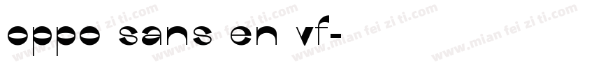 oppo sans en vf字体转换